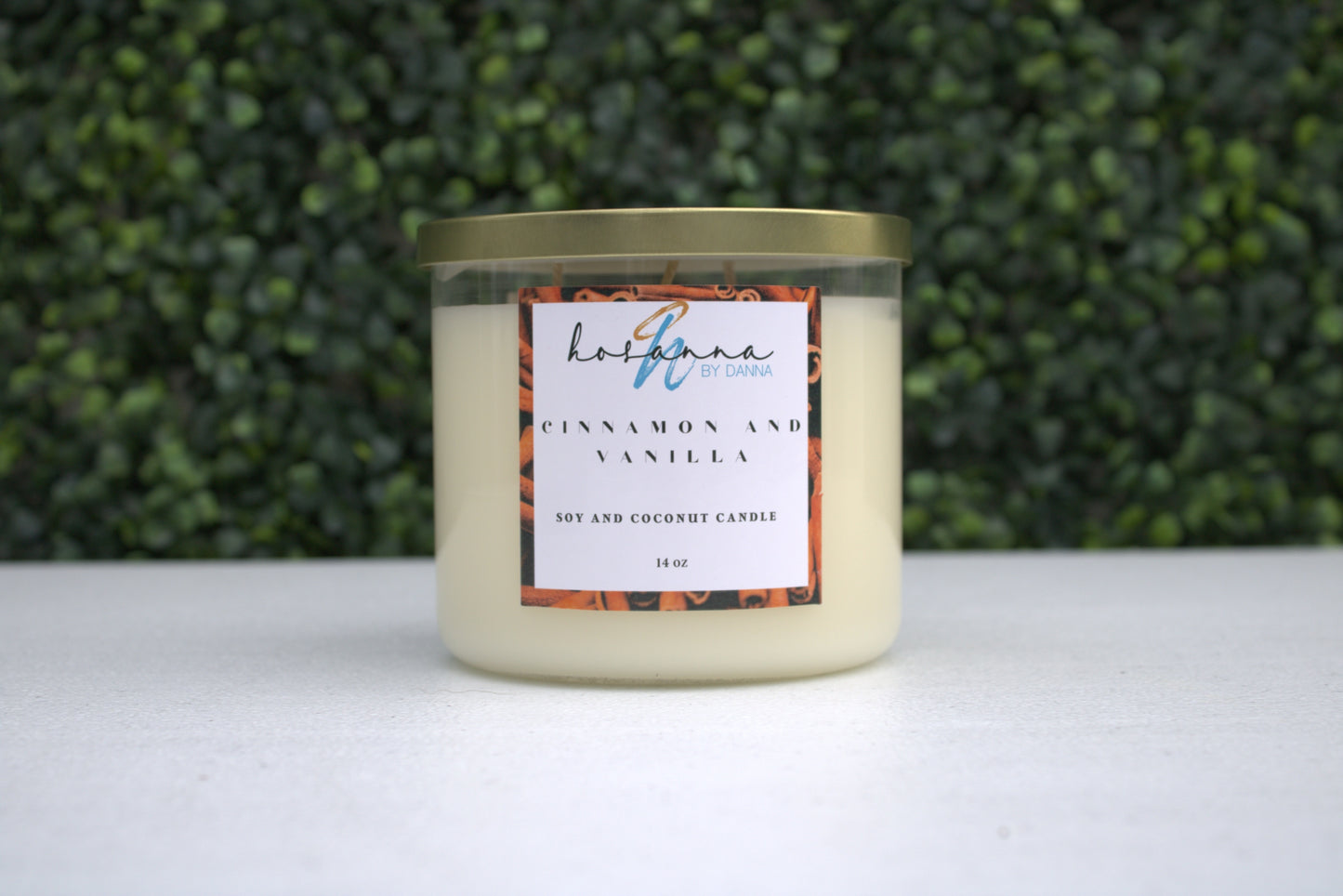 Cinnamon and Vanilla Scented Candle