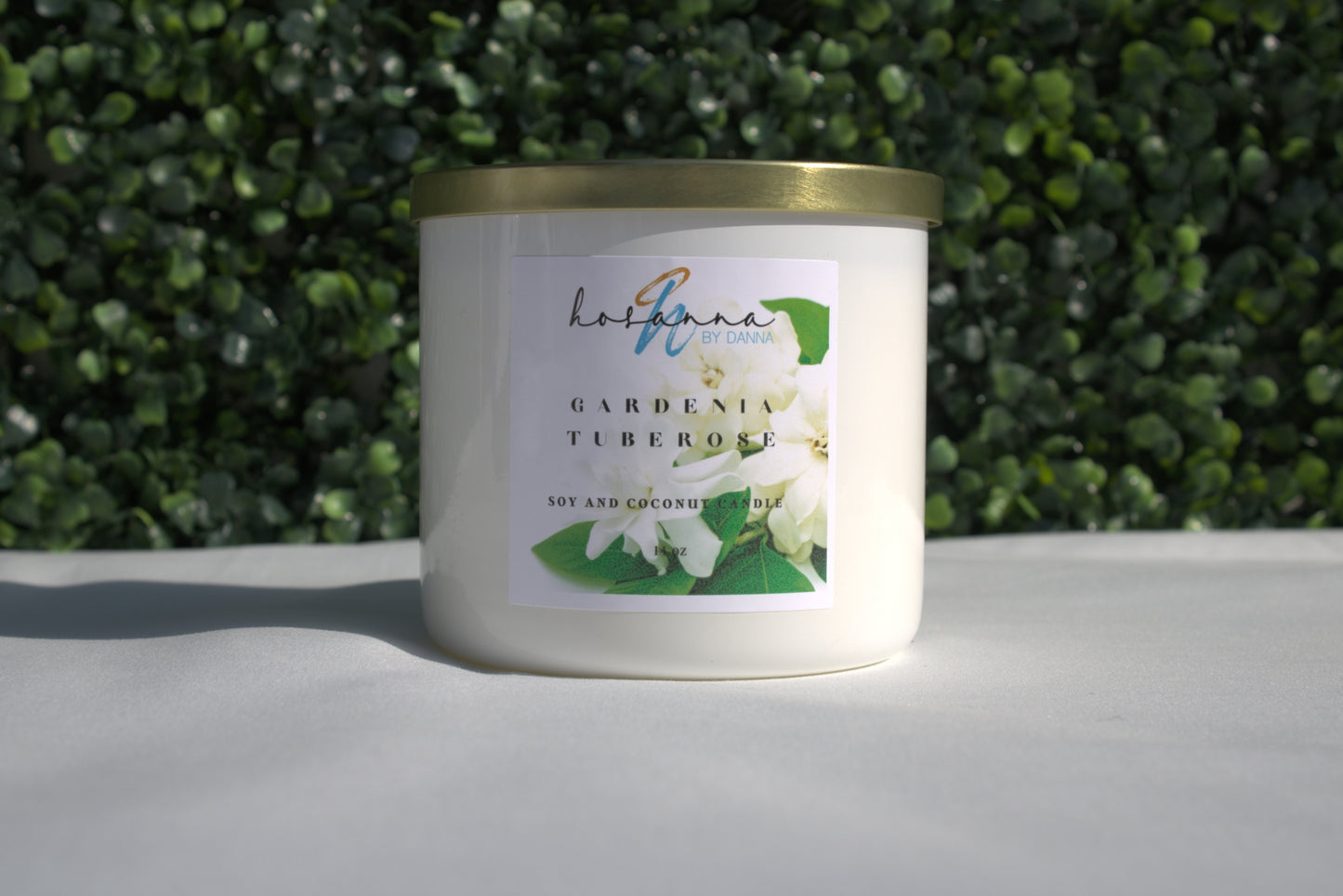 Vela perfumada con nardo y gardenia