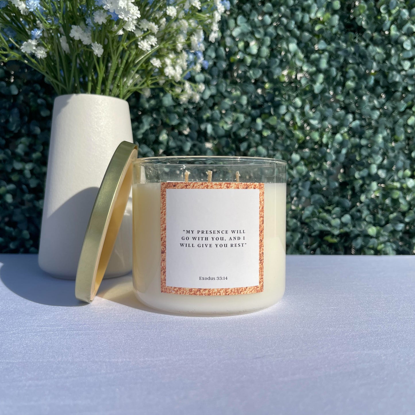 Ginger and Spice Scented Candle