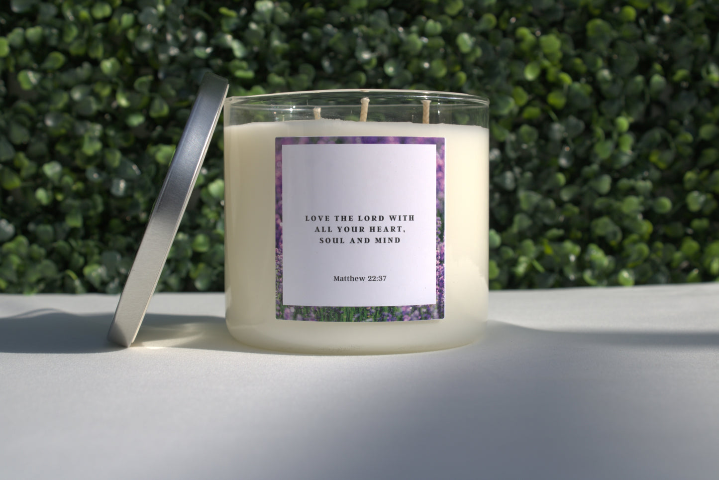 Lavender Scented Candle